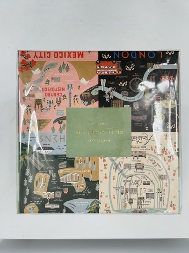 Rifle Paper Co. Puzzle City Maps:London Mexico Historic Ct~Amsterdam~Athens.