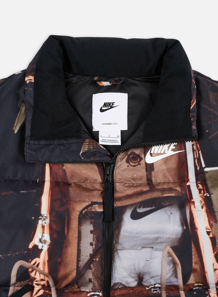 Nike Men's Black/Multi Therma-FIT Zero Gravity Down Vest