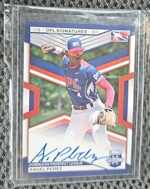 2023 Panini Elite Extra Edition Auto DPL Signatures Angel Perez 🔥 🔥
