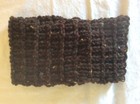 Ob.D. Handmade, Hand Knit, Headband, Brown Tweed with cream crochet Flower — photo 7