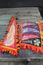 PAR de almohadas banderín banderín de fieltro de colección