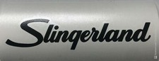 Slingerland Drum Logo Decal/Sticker 8 inches Black