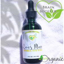 Lion's Mane Mushroom Tincture Organic Drops 2oz - Brain Health Focus Support