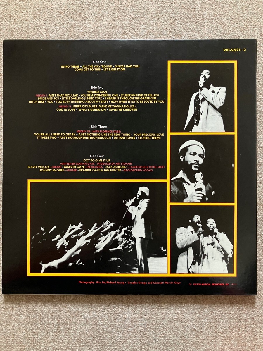 Marvin Gaye / Live at the London Palladium , 1977 2LP What's Going