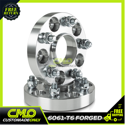 2) 25mm (1") Hub Centric Wheel Spacers 5x114.3 For 240SX 350Z 370Z G35