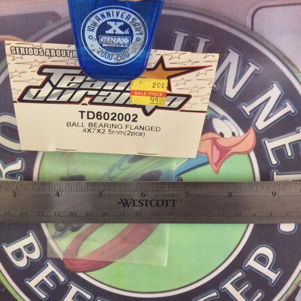 Rodamiento de bolas Team Durango TD602002 con brida 4x7x2,5 mm original NewOldStock🇺🇸envío Foto 2 de 4