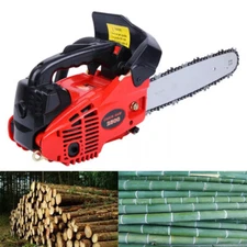 900W 25.4CC Top Handle Gasoline Chain Saw Cutting 2-Stroke w/ 12'' Gas Chainsaw