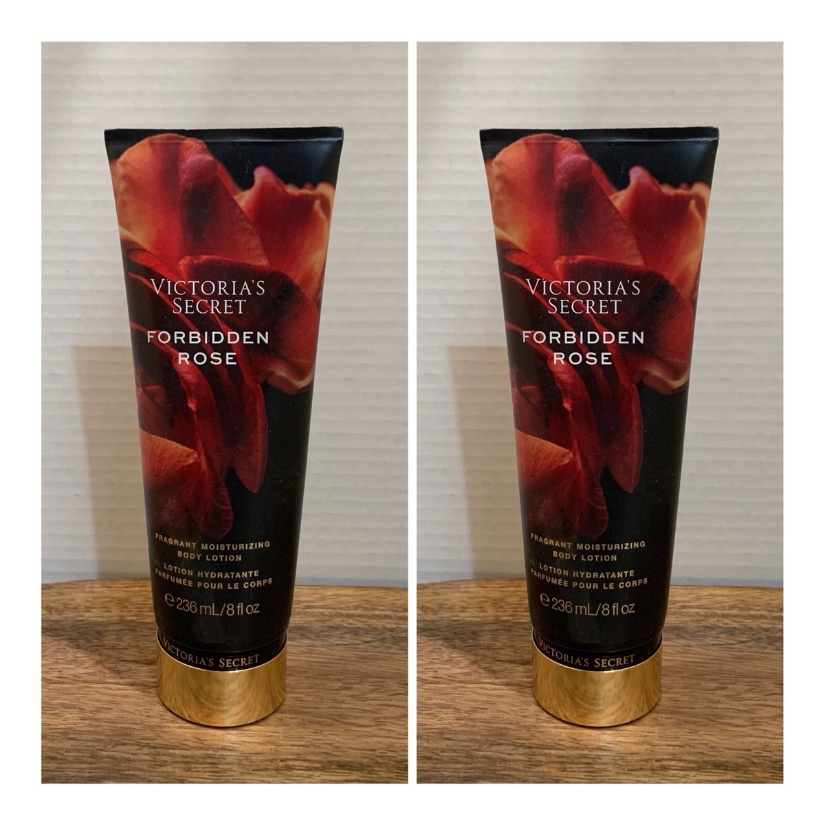 Victoria's Secret FORBIDDEN ROSE Fragrance Lotion Lot