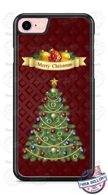 Merry Christmas Decorated Tree Phone Case For iPhone 12 Samsung