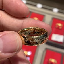 Lord Of The Rings The One Ring W/Chain Thickened 2.7mm Tungsten Jewelry 20th