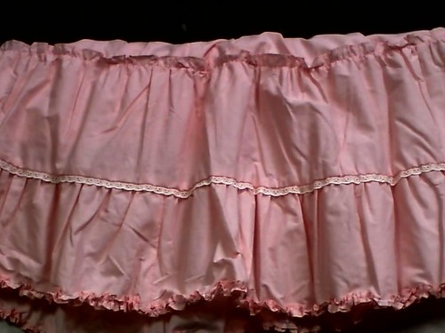Women Clothing Elastic Waist below knee Short Skirt Coral Pink S M L XL 1X 2X 3X - Picture 2 of 4