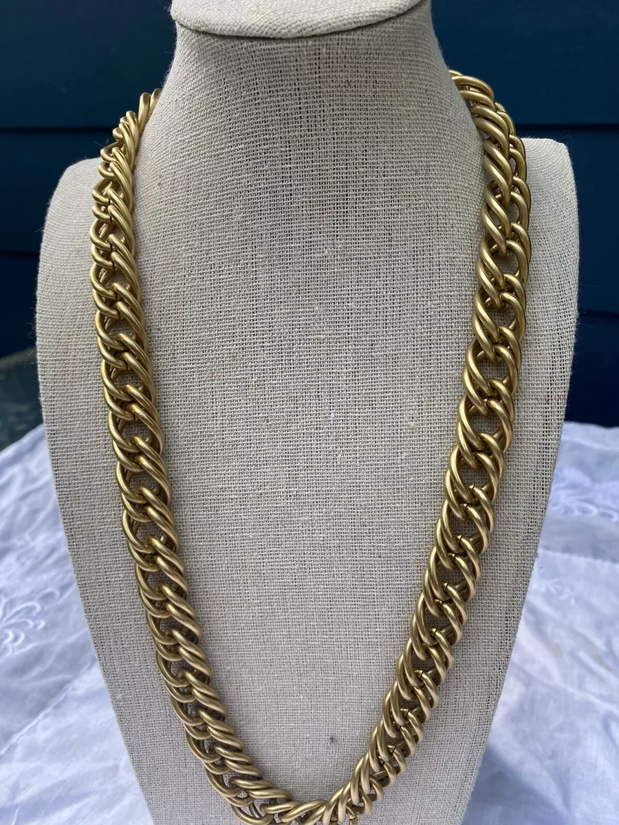 chanel chain bead necklace