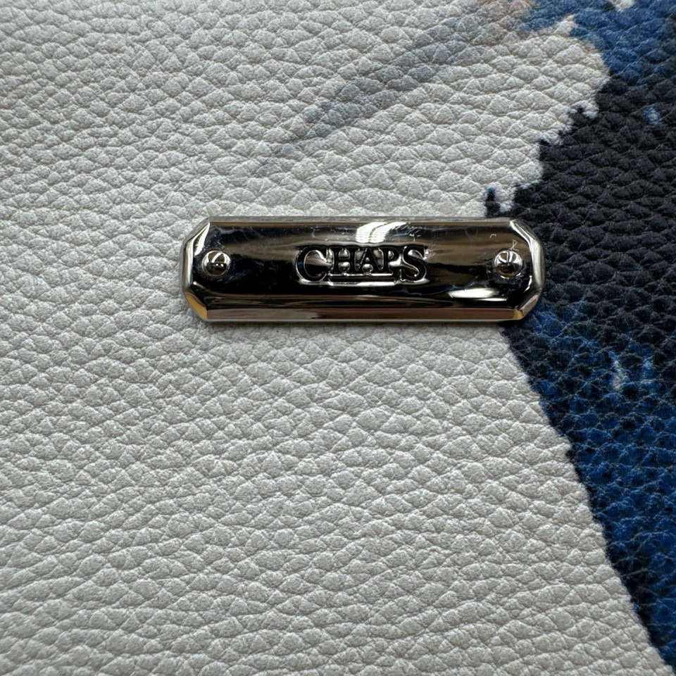 Chaps синий и черный абстрактный акварель Дамская сумка сумочка с короткими ручками двойной ручки плеча - Изображение 3 из 4