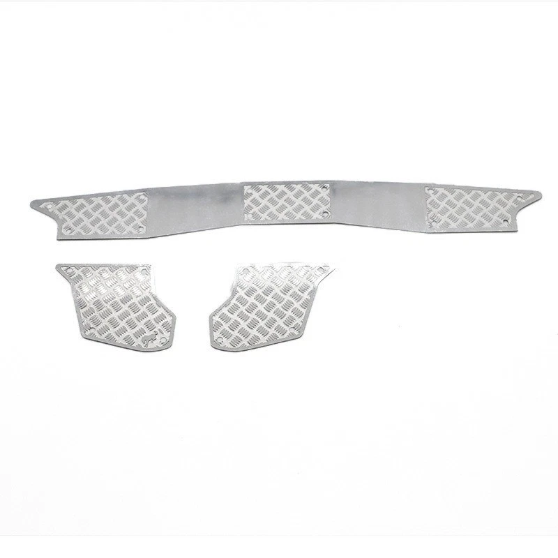 TRX-4 TRX4 Ford Bronco Rear Bumper Skid Plate | Metal Rock Guard for 1/10 Scale - Image 3 of 4