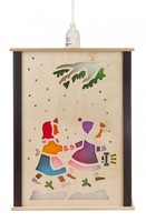 Elektrische Fensterlaterne Kinder Bxhxt 210X270X80Mm Neu Holzlaterne Windlicht