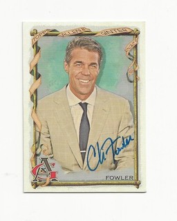 CHRIS FOWLER ESPN AUTOGRAPHED CARD