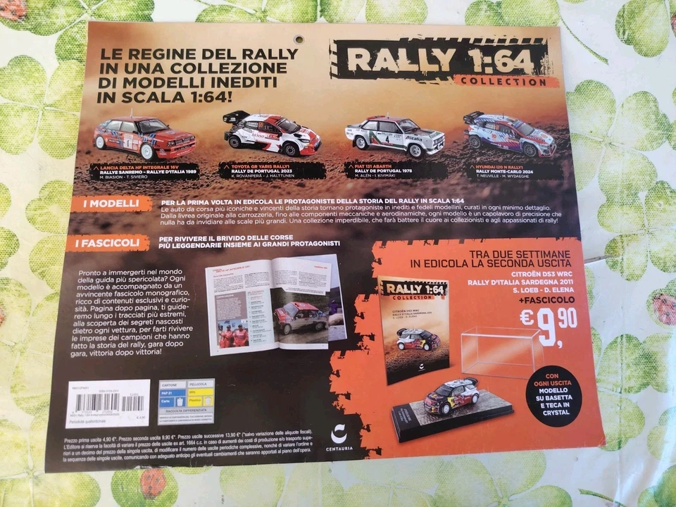 **Test Centauria** 1a Uscita Rally Collection 1/64 Lancia Delta Hf Integrale 16V - Immagine 3 di 3