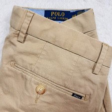 Polo Ralph Lauren Chinos Mens 30x30 Khaki Stretch Tailored Slim Golf Pants