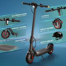 Foldable Electric Scooter 30KM 350W Adult Folding E-Scooter 7.8AH with App UK