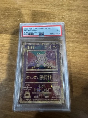 Pokémon Ancient Mew 2000 Movie Holo Promo 7 PSA 7 English TCG