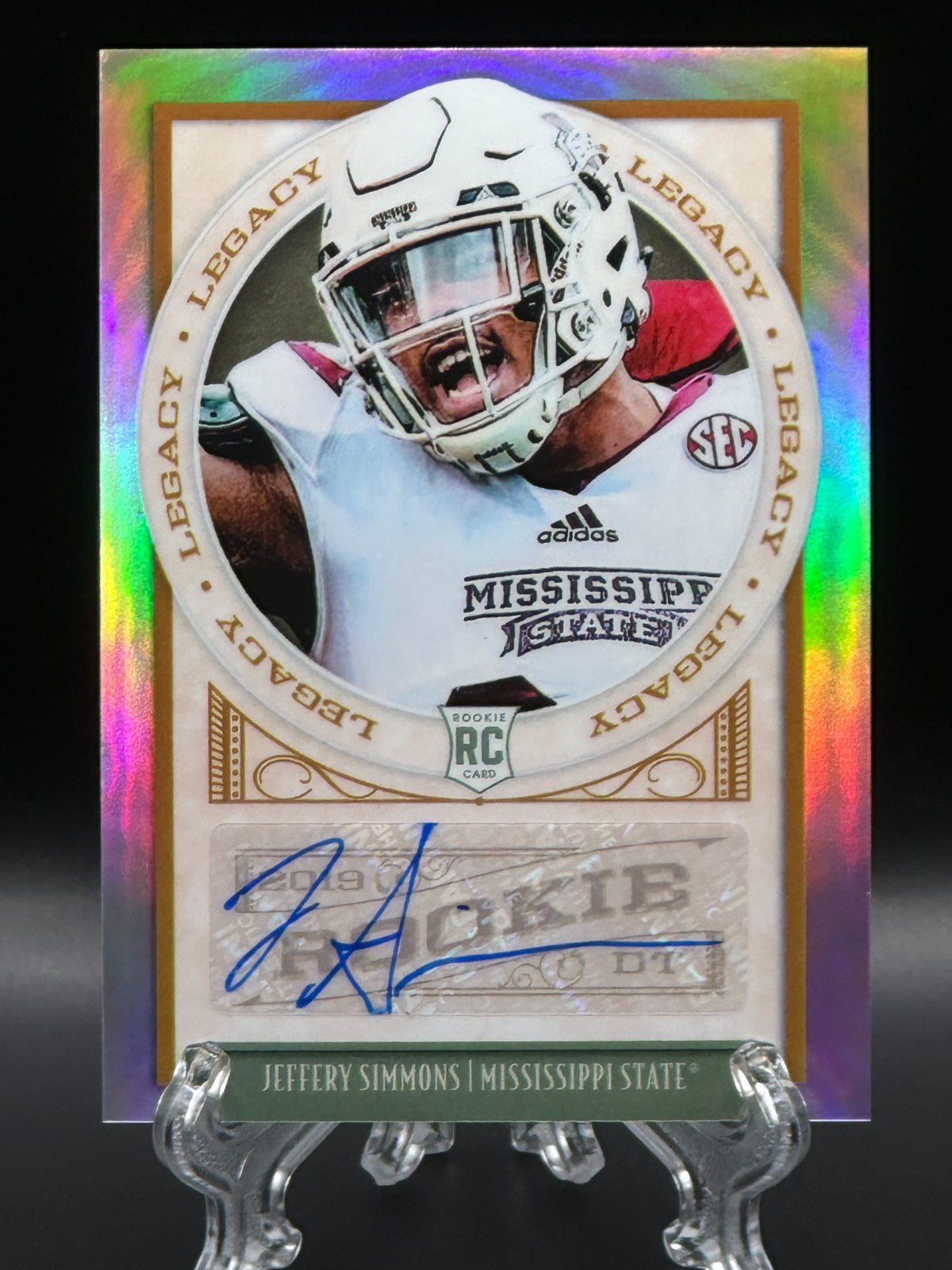 Jeffery Simmons Panini Legacy #174 Premium Penmanship