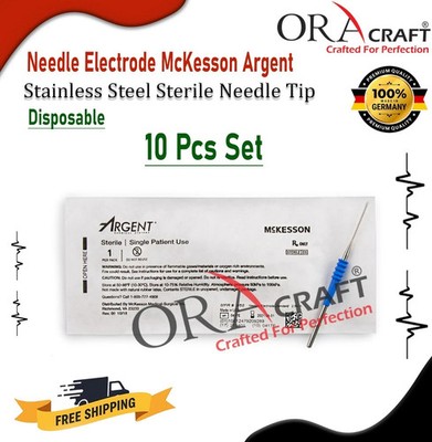 McKesson Argent Needle Electrode Stainless Steel Sterile Needle Tip Disposable