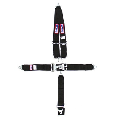 RJS Safety 1126201, Harness Kit Latch and Link SFI 16.1 Pull Down Adjust Black