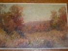 Small 8 7/8" Antique 1930 Oil Painting On Canvas American Artist Ira I.J. Deen — photo 2