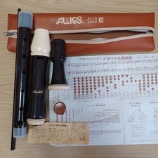 Altolicodor AULOS Baroque Alto Recorder with Case  Accessories, Used mm3