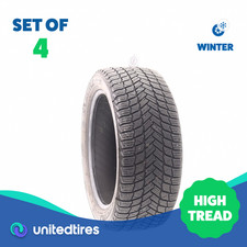 Set Of 4 Used 25545r19 Michelin X-ice Snow 104h - 8-9.532 Set Of 4 Used 25545r19 Michelin X-ice Snow 104h - 8-9.532