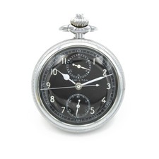 1940s Hamilton 800 Military 19j 16s Monopusher Chronograph PocketWatch #WB5966-1