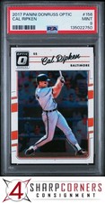 2017 PANINI DONRUSS OPTIC #156 CAL RIPKEN JR. HOF POP 2 PSA 9