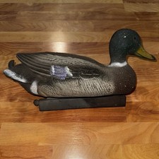 Beautiful Vintage Flambeau Mallard Decoy Duck 17โ USA Made Purple Stripe In Wing