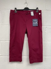 Regatta Dark Raspberry Maleena Capri Trousers Stretch Fit Size 14 PK