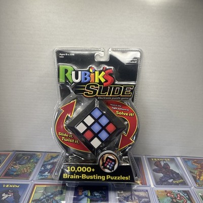 Rubiks Slide Electronic Game 10,000+ Brain Busting Puzzles Rubiks Cube-New