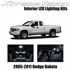 XtremeVision Interior LED for Dodge Dakota 2005-2011 (8 PCS) Pure White