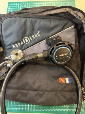 Aqua Lung Core Scuba Diving Regulator Set- Yoke - MINT OPEN BOX CONDITION