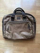 Tumi Tote Business Bag Brown Authentic **NO SHOULDER STRAP**