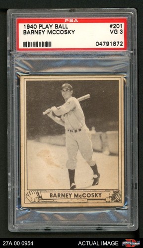 1940 Barney McCosky #201