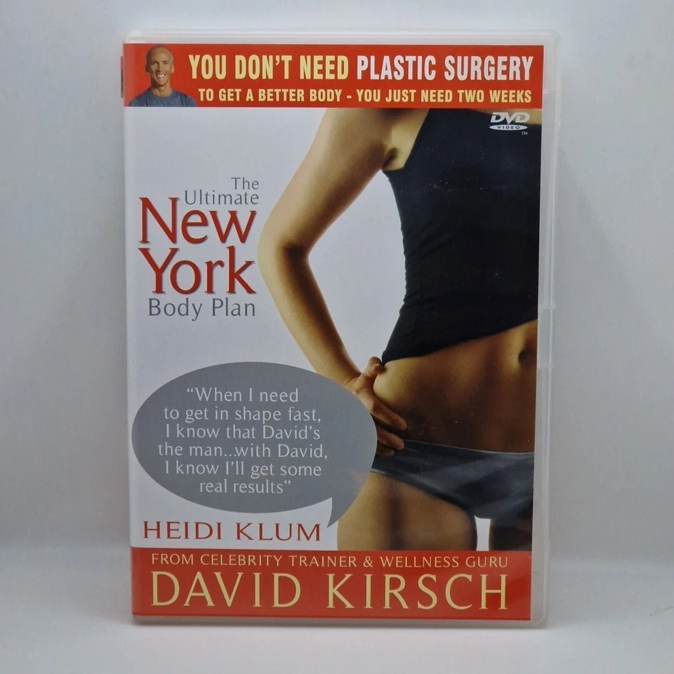 David Kirsch's Ultimate New York Body Plan (DVD, 2006) Región 0 NTSC Cert E - Imagen 2 de 4