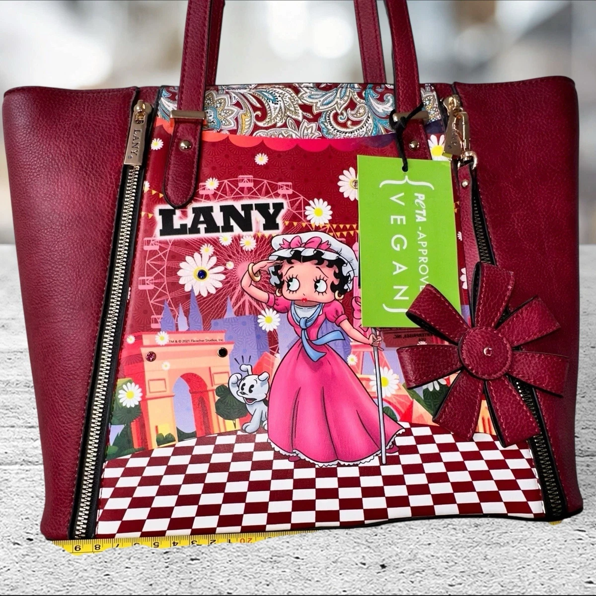 Betty Boop Leather Exterior Large Bags & Handbags for Women for