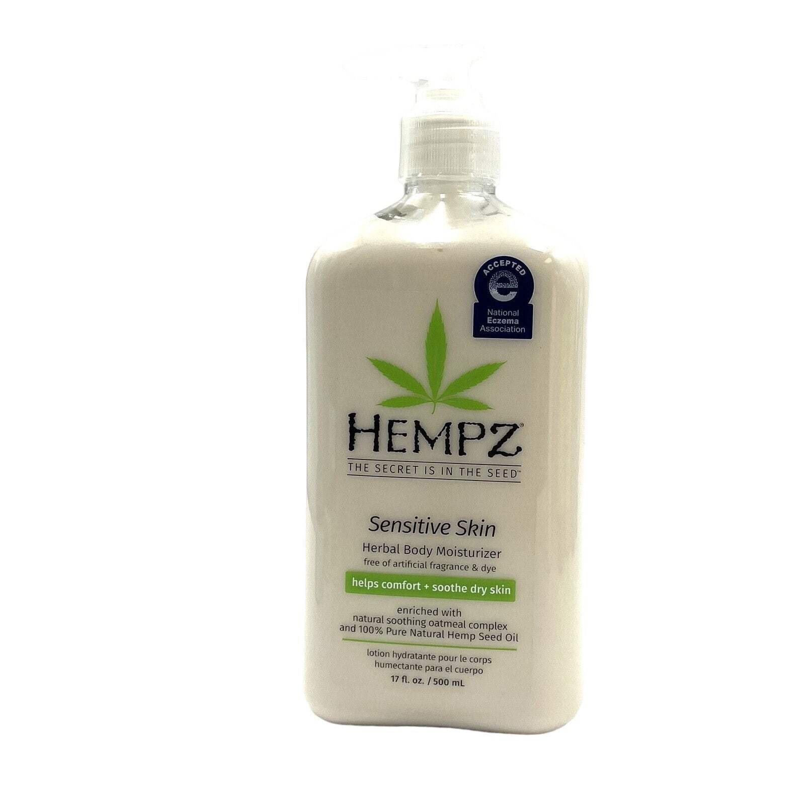 Hempz Sensitive Skin Herbal Body Moisturizer Comfort+Soothe 