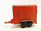 DINKY DUBLO 'SMITHS HORSE TRAILER HORSEBOX'. ORANGE. VINTAGE, ORIGINAL.