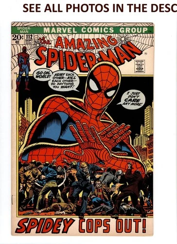 The Amazing Spider-Man #112 SEPT 1972 FN+ Marvel Comics (HG)