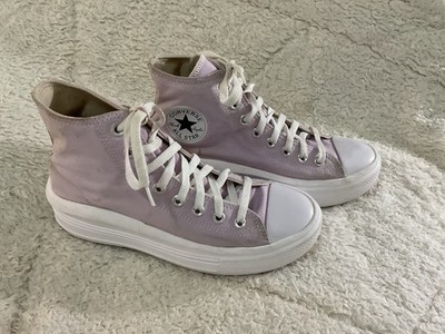 Converse 572722C All Star Move Platform Shoes Amethyst Purple Women's Size 9