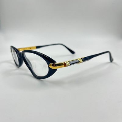 Gianfranco Ferre GFF 351 807 Black Gold Eyeglasses Frames 53-19- 135 Authentic