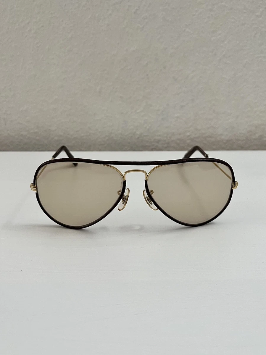 Ray-Ban Gold Brown Vintage Sunglasses for sale | eBay