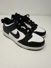BOYS PRE SCHOOL NIKE DUNK LOW LITTLE KIDS WHITE/BLACK-WHITE CW1588-100-SIZE 13