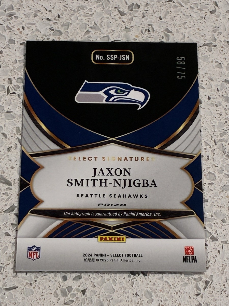 2024 Panini Select - Select Signatures Jaxon Smith-Njigba #SSP-JSN