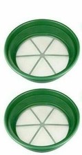 Sluice Monkey 2pc Classifier SIFTING PAN Set 1/2"  1/4" for Your Gold PANNING